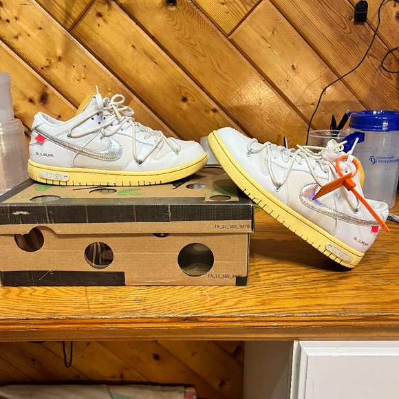 Nike Dunk Low Off-White Lot 1 - Picture 1 of 4